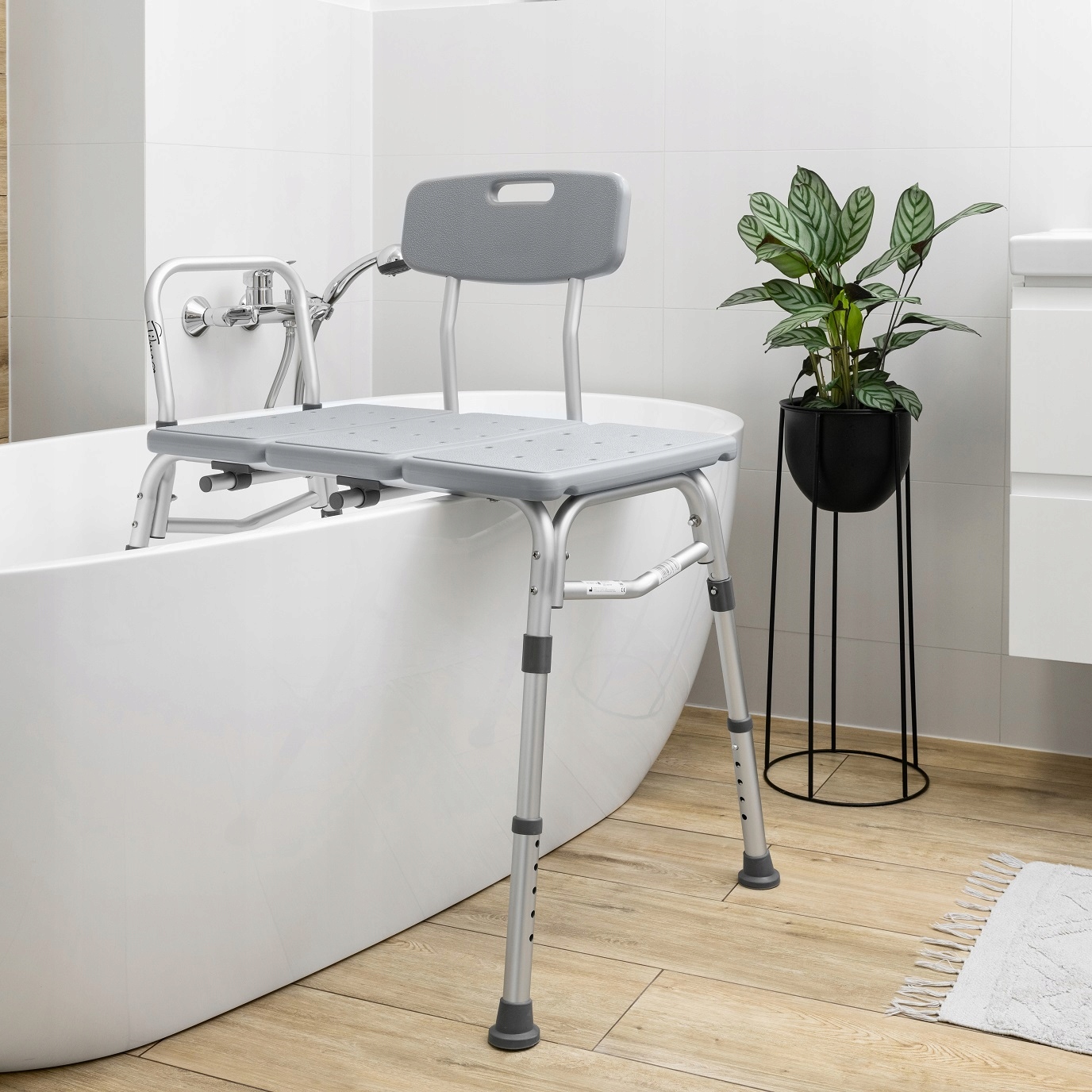 Sprchovací sedačka do vany s opěradlem Bath -Tim